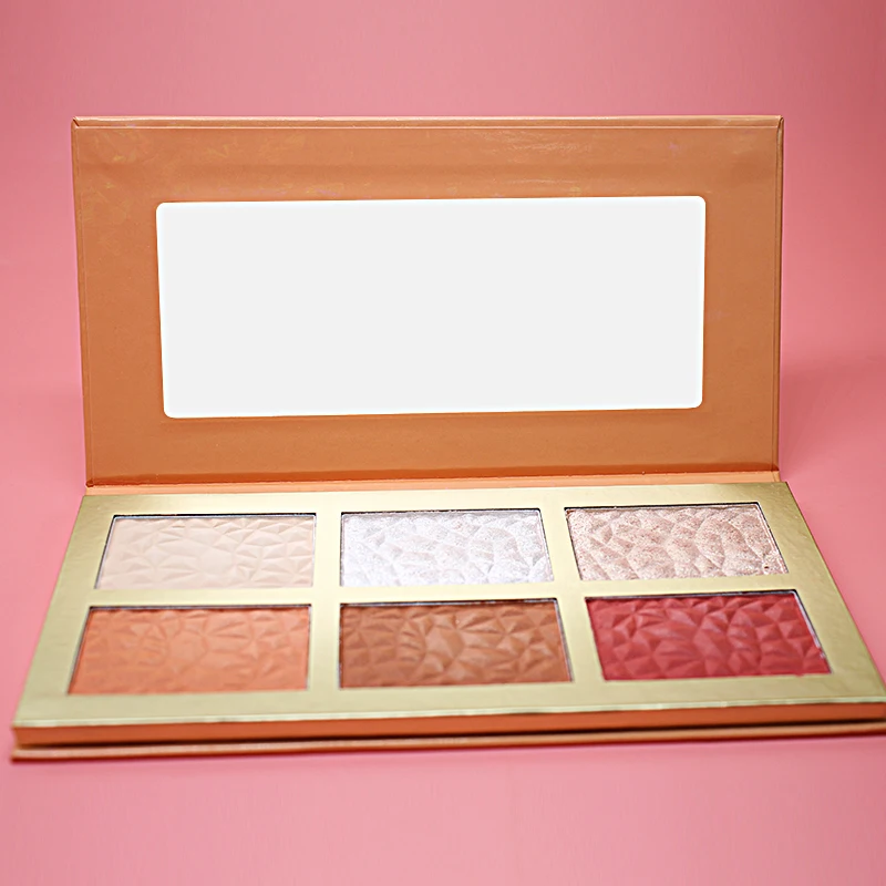 

Custom wholesale highlighter makeup private label highlighter and blush palette