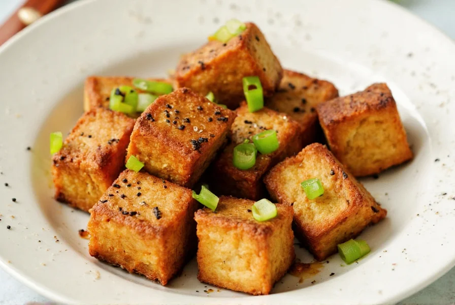 black pepper tofu