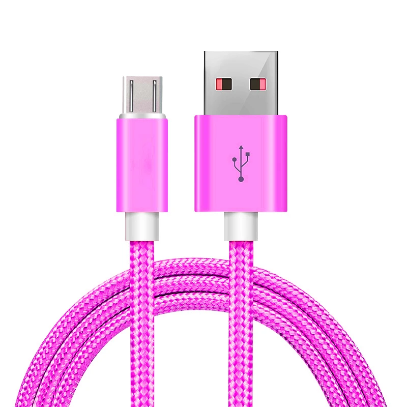 

XY-link free shipping nylon 1m/3ft braided cable chargeur for iPhone, Rose gold/gold/black/silver/blue/red