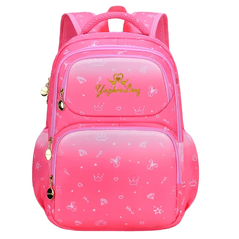 

China Factory Supply Cute School bag Bagpack Girls Gradient Colours Laptop Backpack