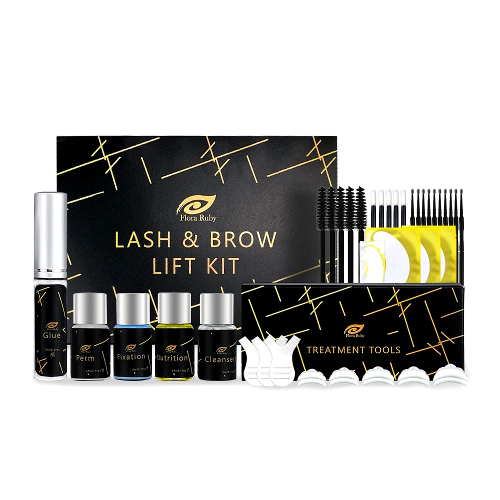 

OEM Brow Lamination and Lash Lift Kit Eyebrow Lift Lash Perm Brow Lift Kit Private Label Brow Lamination Kit Professional