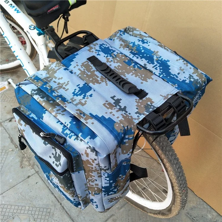 Outdoor High Quality 600D Oxford Bike Bags Travel Side Bag Waterproof Backseat Bag