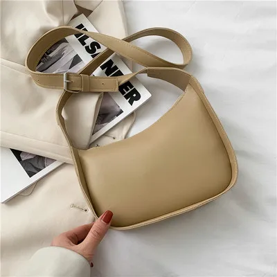 

KL105 21 Retro handbags underarm handbags new simple fashion handbag shoulder messenger bag dumpling bag