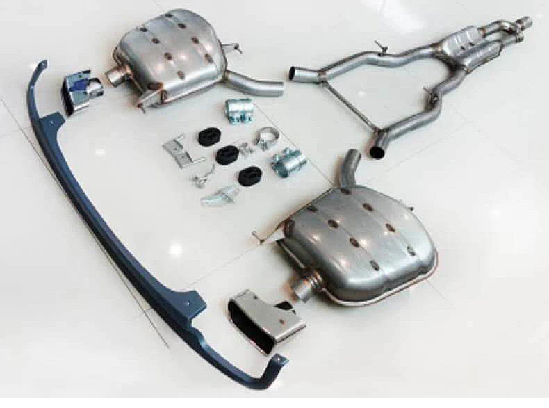 Stainless Steel  Exhaust Muffler For BMW 5 Series  535