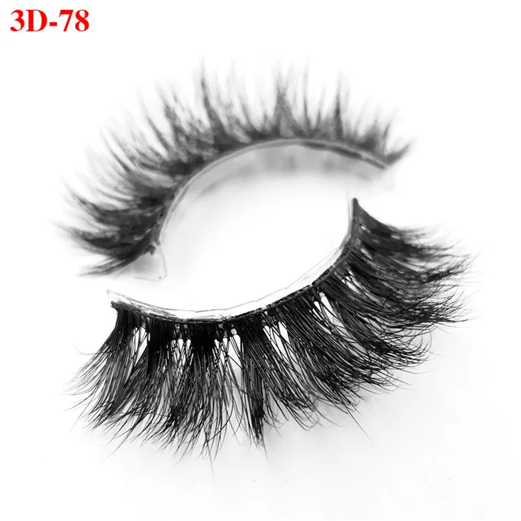 

60 Bundles Mink Eyelash Extension Natural 3D Russian Volume Faux Eyelashes Individual 20D Cluster Lashes Makeup Cilia, Black