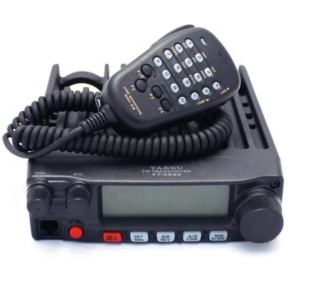 

original YAESU FT-2900R Long Range Mobile Radio 75W High power Base Radio Station ham Large LCD Display car walkie talkie