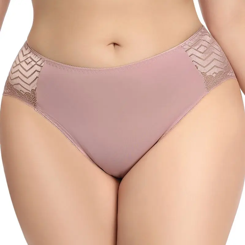 

2XL 3XL 4XL 5XL ladies panty fat women big butts soft Dropshipping lace women's plus size panties