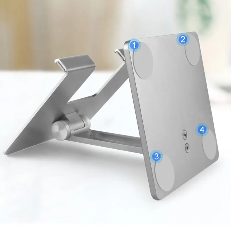 

2022 Manufacturer New Product Big Size Tablet Stand Holder For All Sizes of Tablets IPads with Cases, White blue