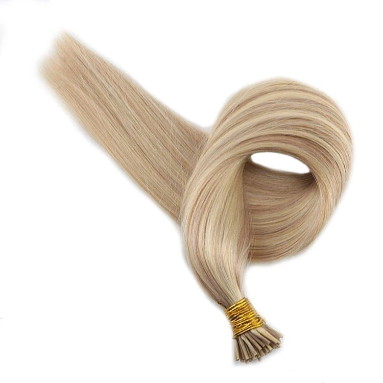 

Fast Delivery Double Drawn Cuticle Aligned European I Tip Hair Virgin Human Hair Raw I Tip Human Hair Extension