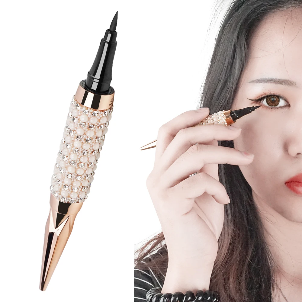 

New quick drying waterproof eyeliner pen for eye makeup long lasting, Rose gold