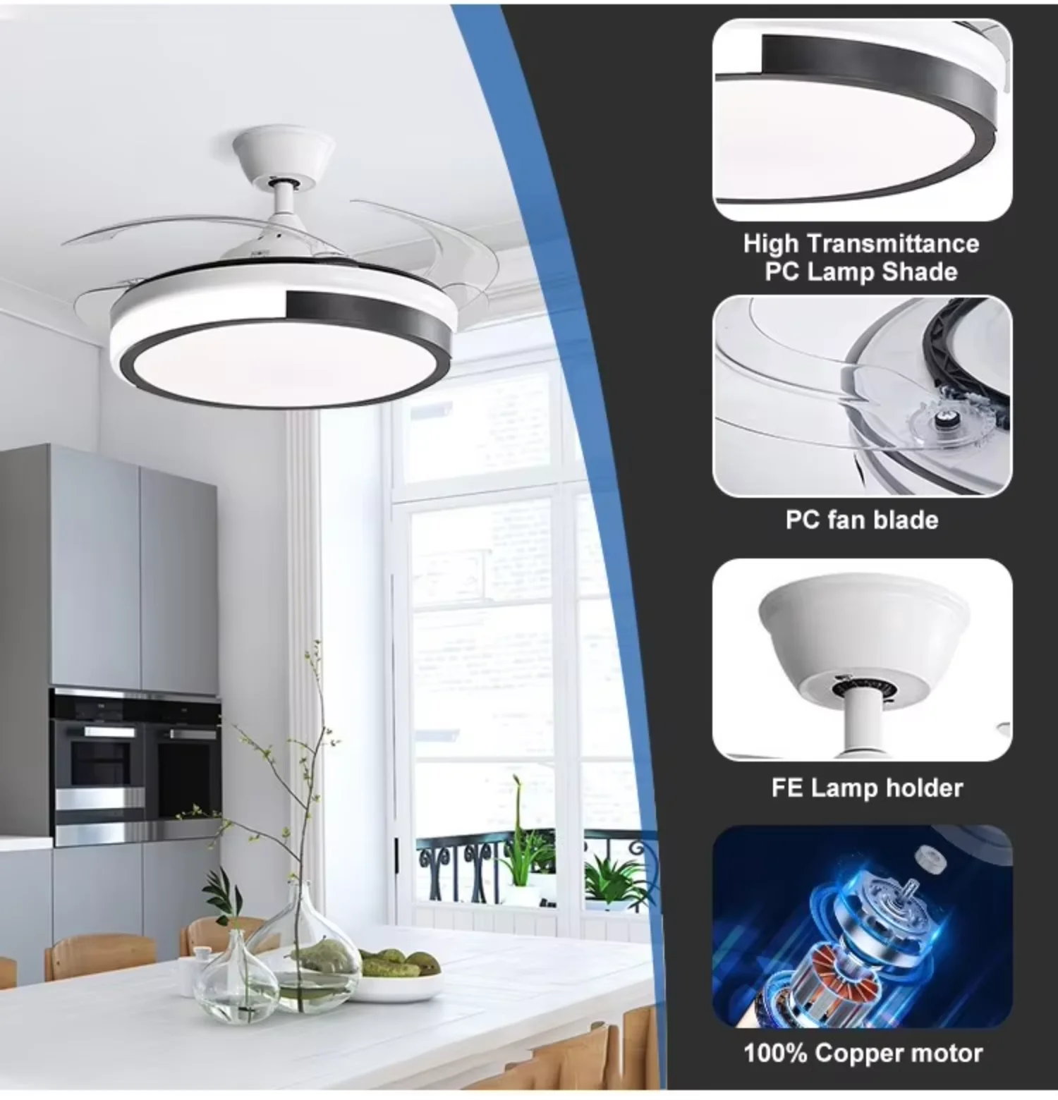 Ceiling Fans, 42Inch, LED - detail 14