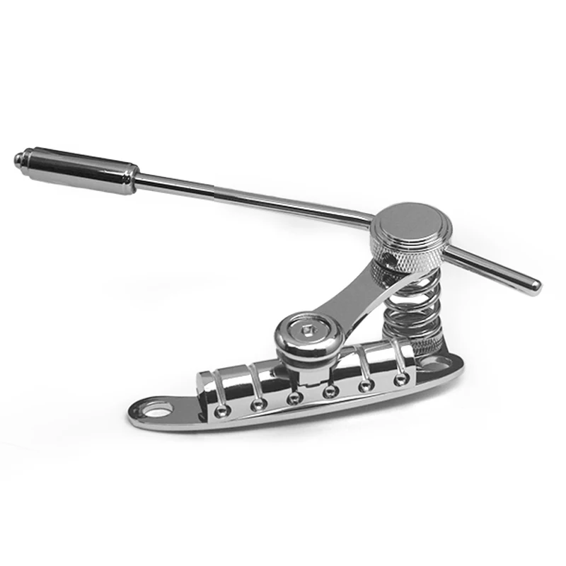 Tune-O-Matic Style Electric Guitar Bridge Stop Bar Tailpiece Tremolo Compatible with LP SG Guitars Black/Gold/Chrome