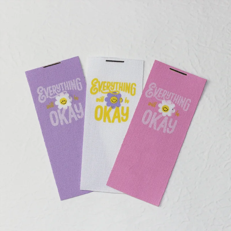 

Best quality soft woven labels custom made with your logo for garment, Customized