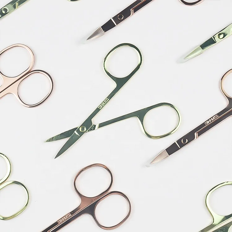 

high-class Beauty Tools Scissors Stainless Steel Eyelash Eyebrow Scissors Cute Cheaper Scissor Eyelash