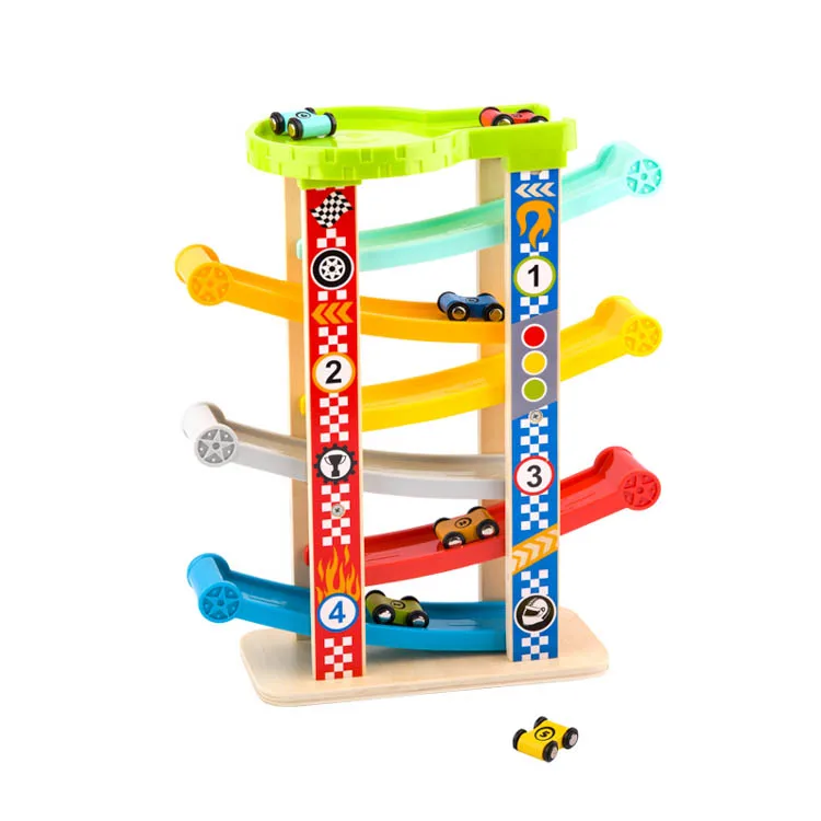 

2022 New Wooden Educational toy Sliding Tower - Big toys for child