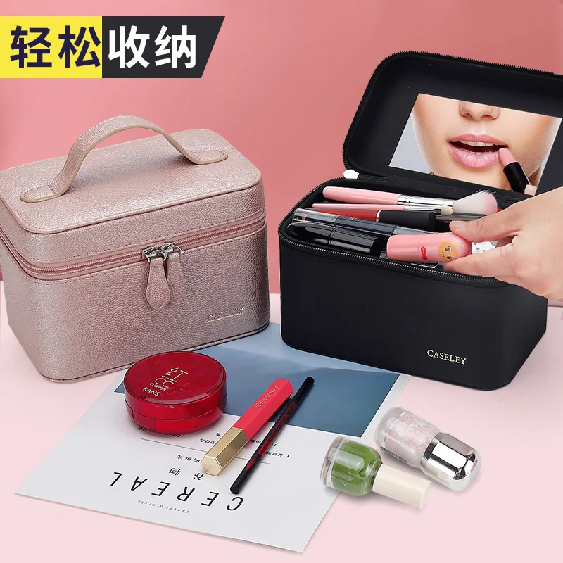 

2020 new fashion large capacity portable bag travel wash cosmetic case for women