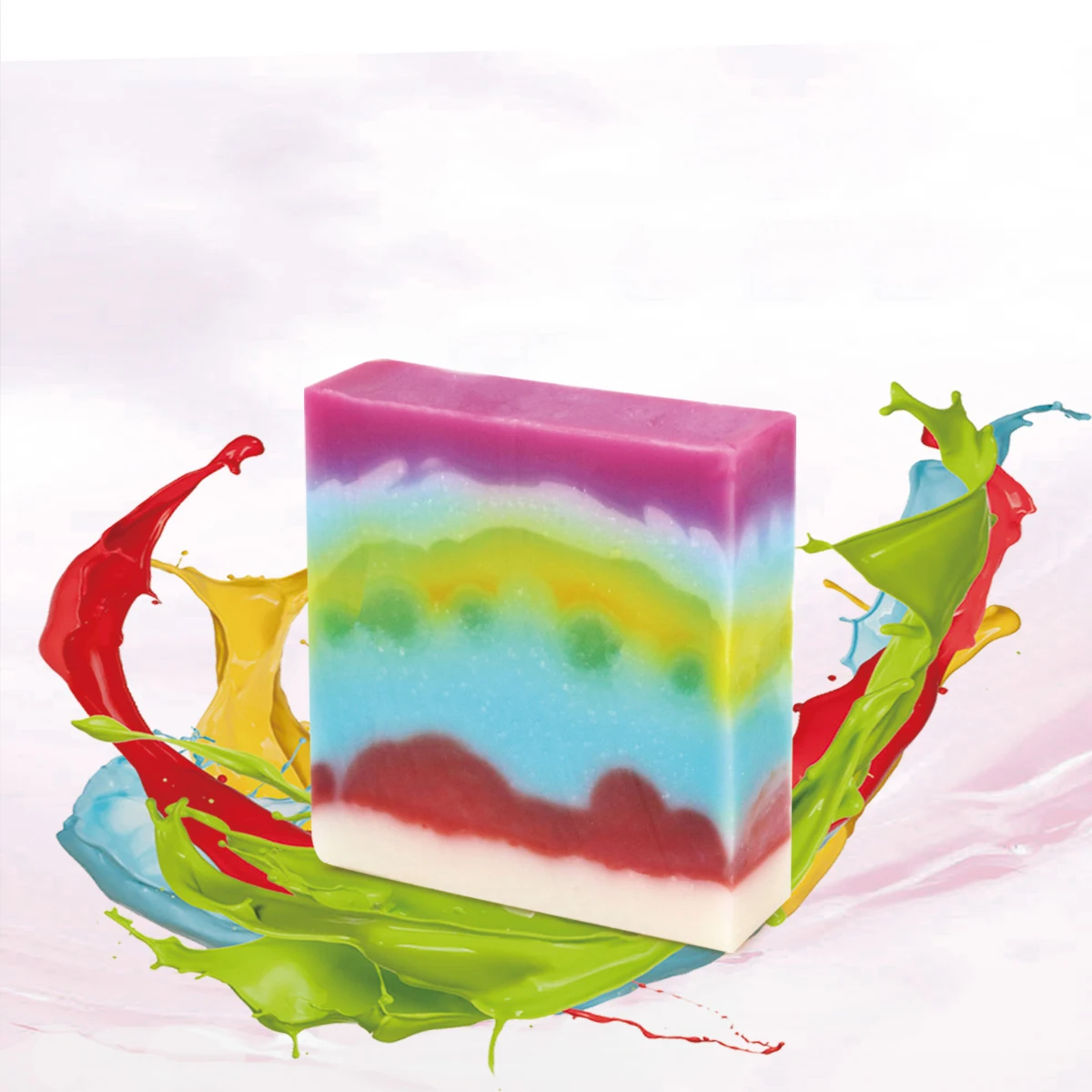 

Wholesale own brand handmade organic natural whitening oil control soap, Multicolor render