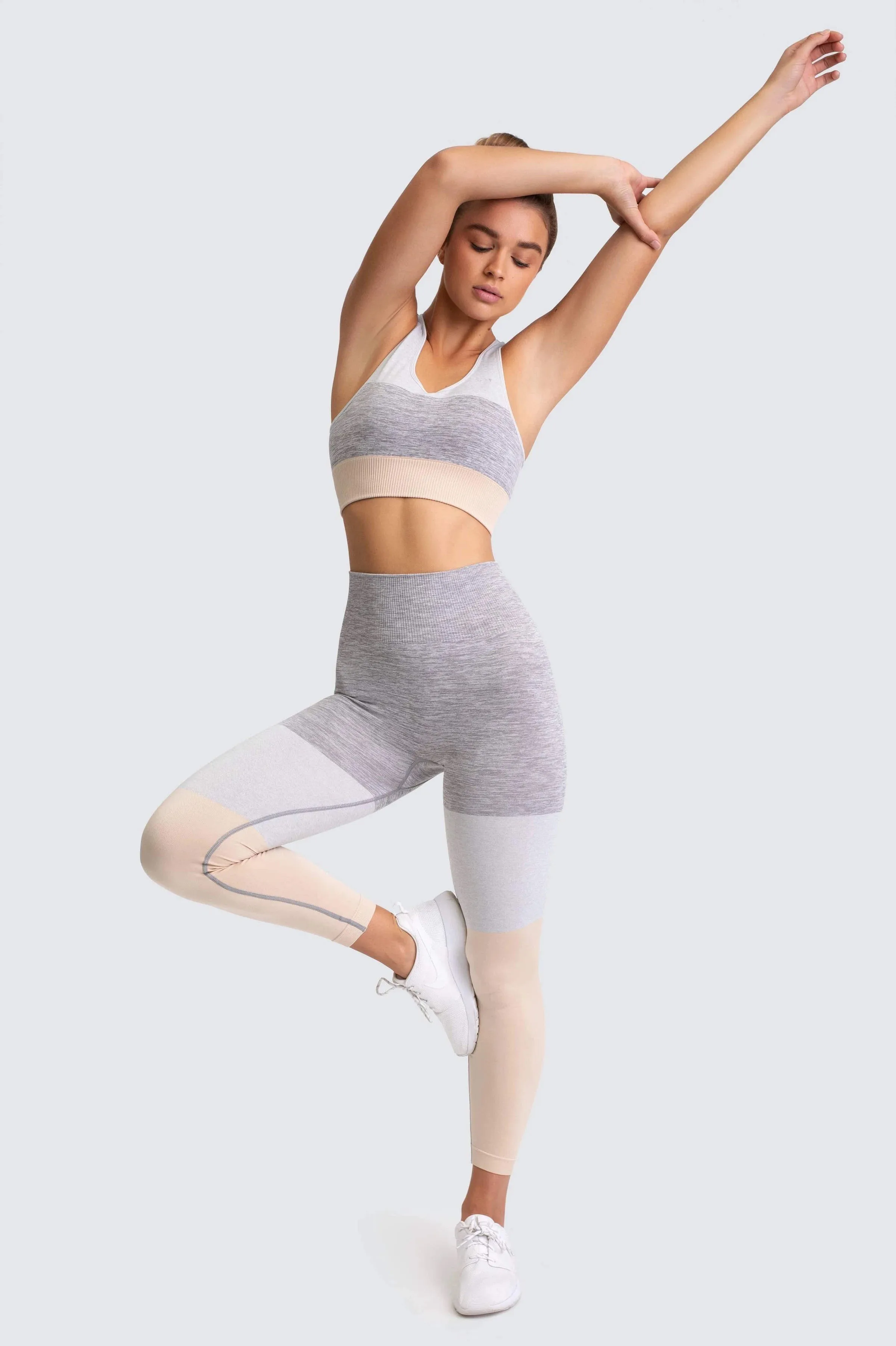 Women Gym Sports Bra Set Fitness Yoga Wear Nylon Fitness Wear Sports