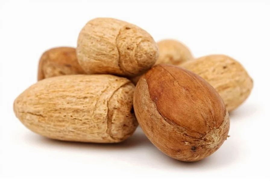 Illustration showing safe versus dangerous amounts of nutmeg with measuring spoons