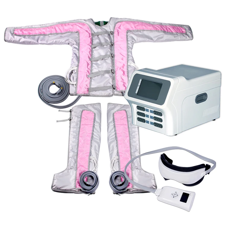 

Air Pressure Massage Therapy Lymphatic Drainage Presoterapia Professional Portable Pressotherapy Machine, White