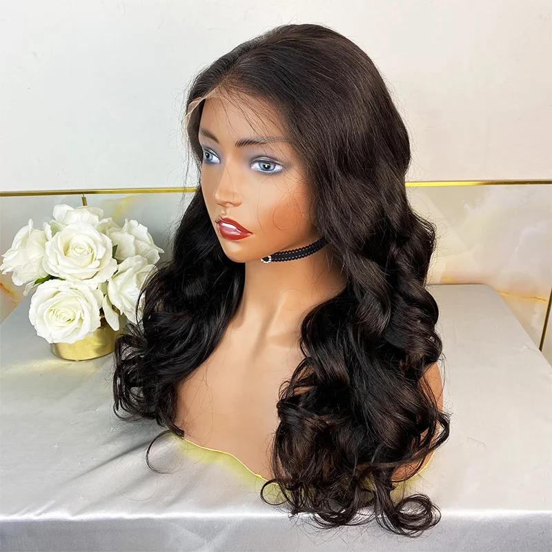 

Glueless Human Hair Wigs With Baby Hair Natural Curly Full Lace Transparent Wig Bleached Knots Brazilian Virgin Hair For Women