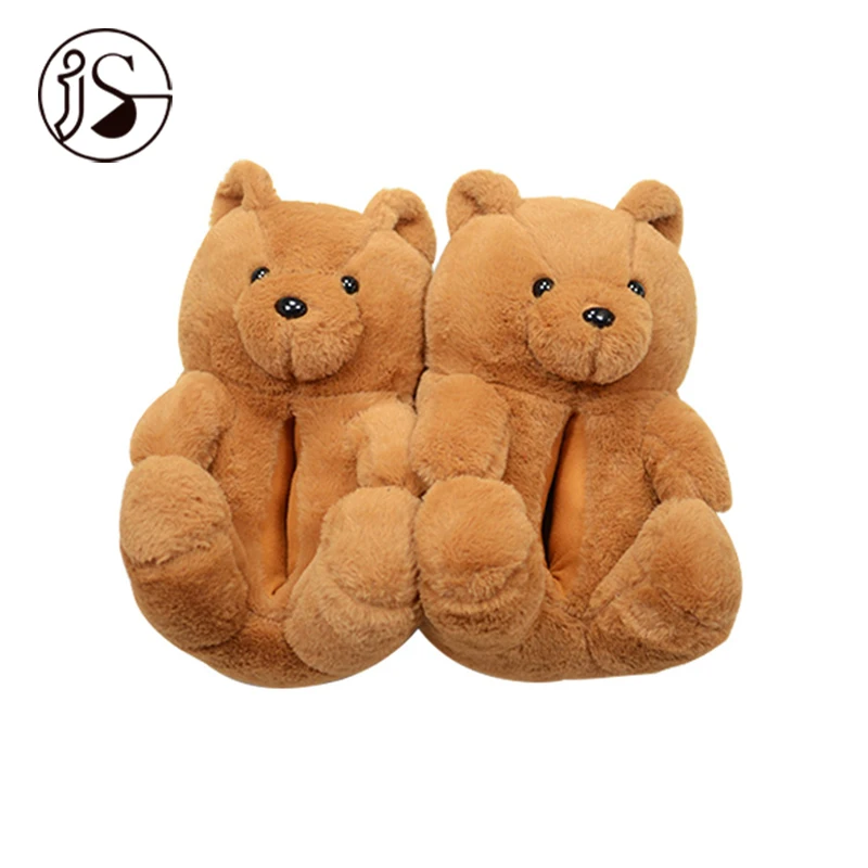 

202 Hot Popular Lovely Teddy bear slides Various Sales teddy Shoes Latest teddy bear slippers Women House Shoes