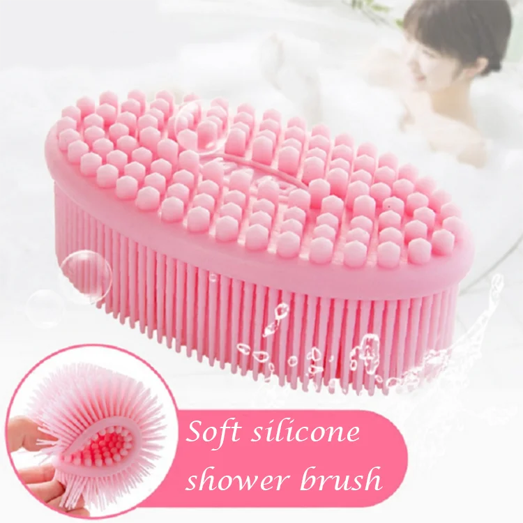 

Soft Easy to Clean Eco Friendly Exfoliating Whitening Brush Silicone and Body Scrubber Scrub Products