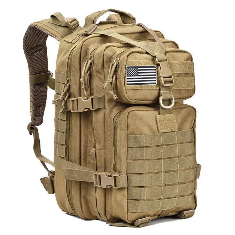 

TY Large Backpack 50L Capacity Men Army Military Tactical Waterproof Outdoor Sport Hiking Camping Travel 3D Rucksack Bags, Picture shows