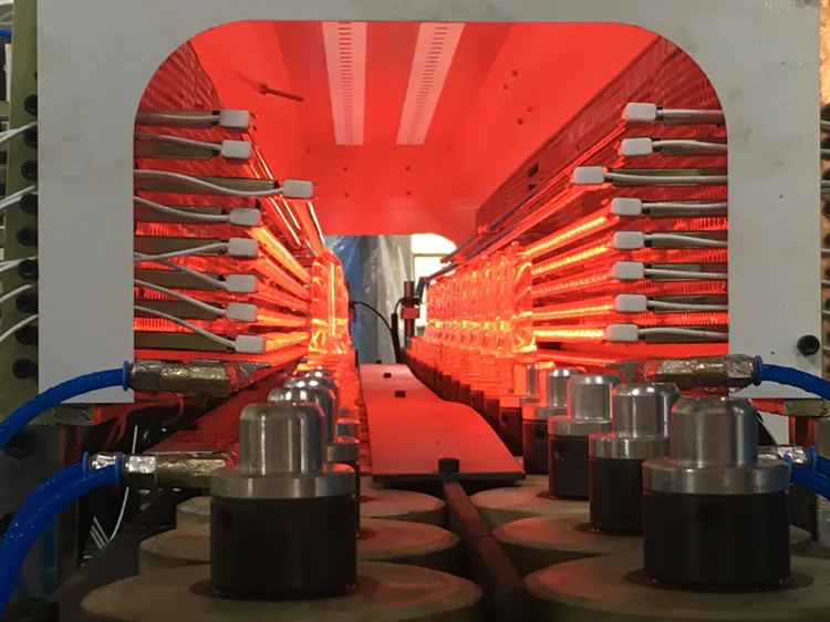 
Full automatic cosmetic mascara small pet jar bottle blow molding machine with preform auto feeding 