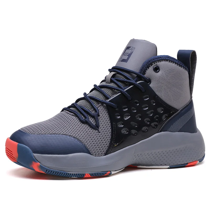 

Wholesale Fashion New Design Sneakers Men's Outdoor Comfortable Sports basketball shoes custom logo, Optional