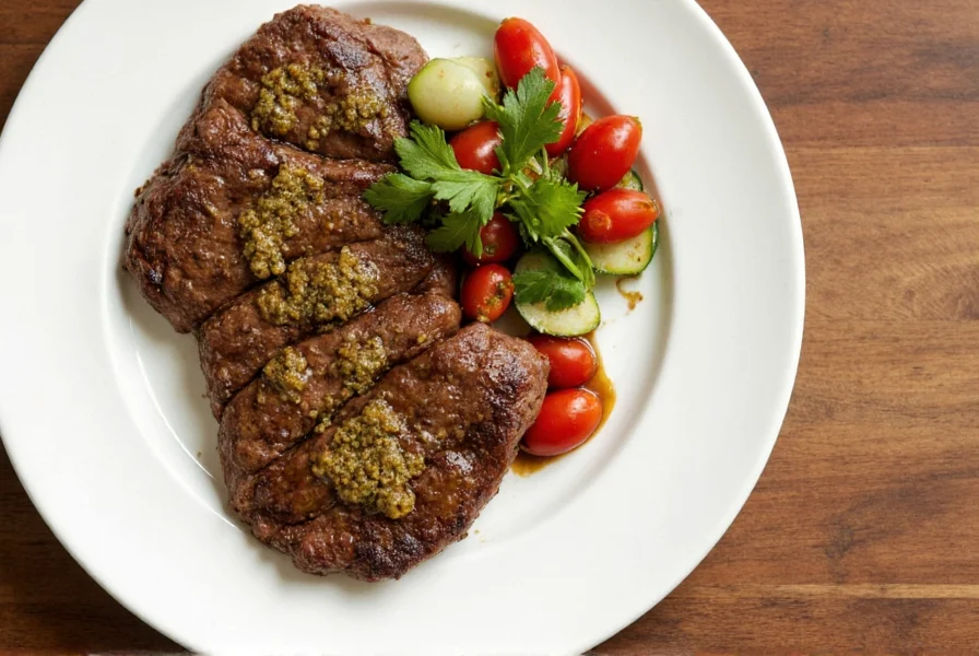 Green peppercorn sauce bottle