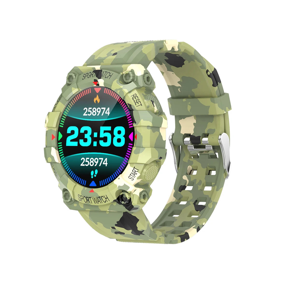 

Wholesale Sport Smart Watch FD68 Blood Pressure Incoming Call Long Standby Time Fitness Watch Smart Bracelet, Black, green, pink, red, army green