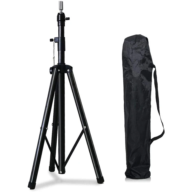 帆布头架假发支架黑色彩色三脚架支架人体模型头三脚架,用于制作假发