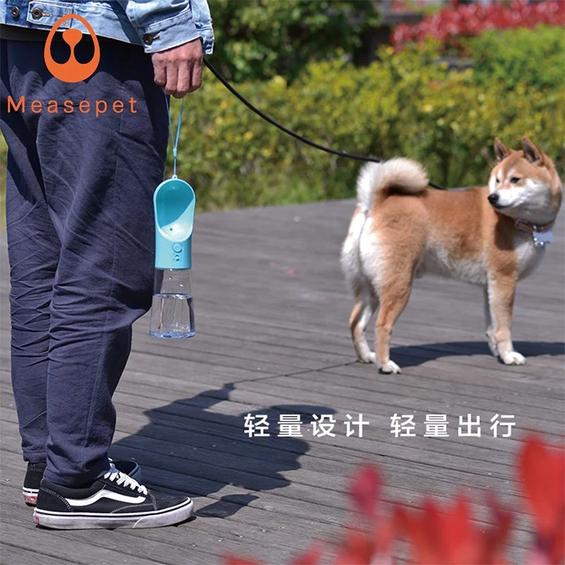 
Manufacturer Wholesale Price Free Logo Portable Travel Outdoor Pet Water Dispenser Feeder Dog Water Bottle 