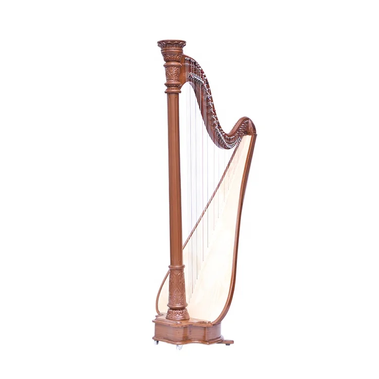 

Professional 40 Strings Lever Harp, Colorful