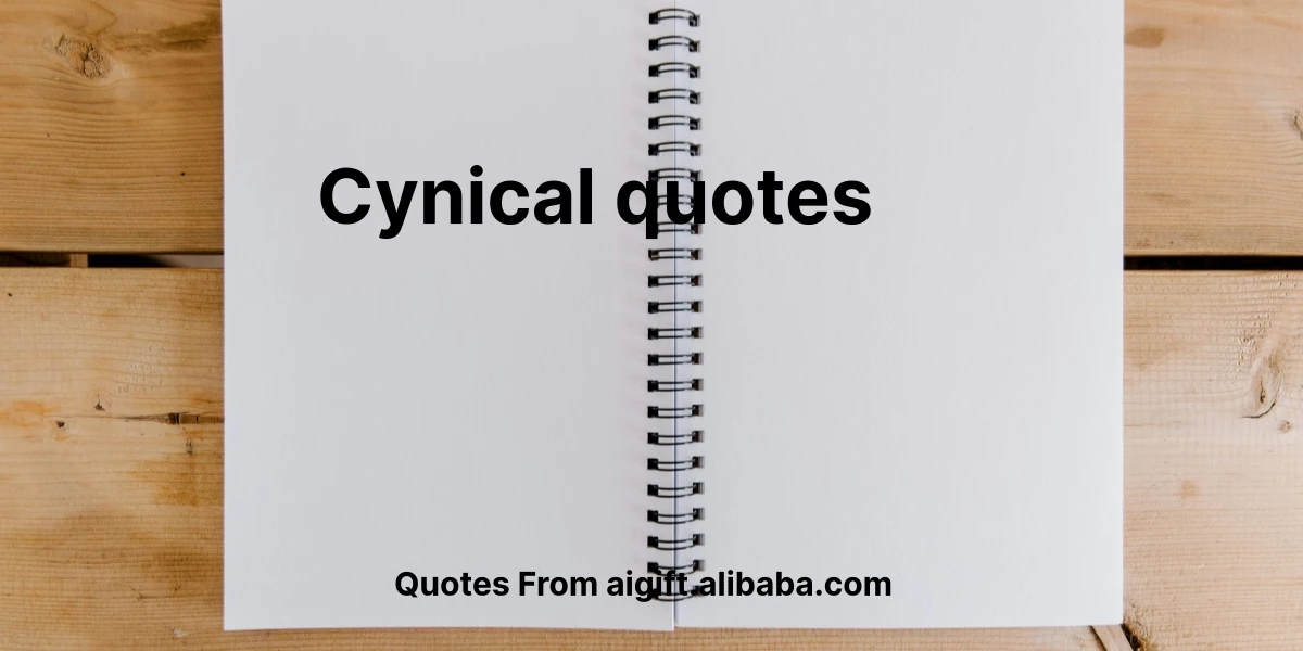 cynical quotes