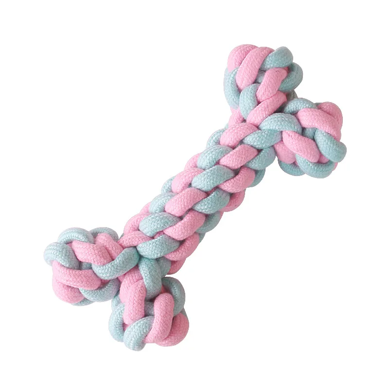 

UFBemo cheap cotton rope toy dog bite toy hand-woven pet toy