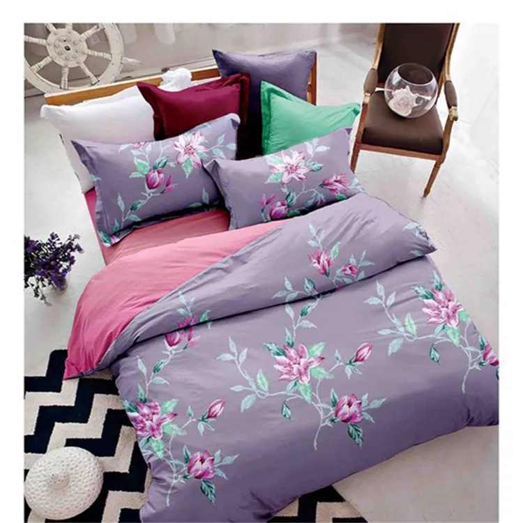 60gsm Microfiber Bed Linen Wholesale And Disposable Bedding Set Stripe