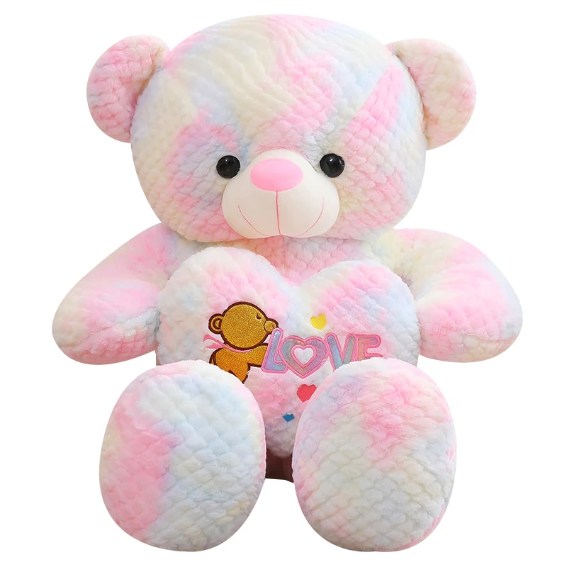 

Cute rainbow teddy bear doll Stuffed toy stuffed & plush toy animal cute gift for children