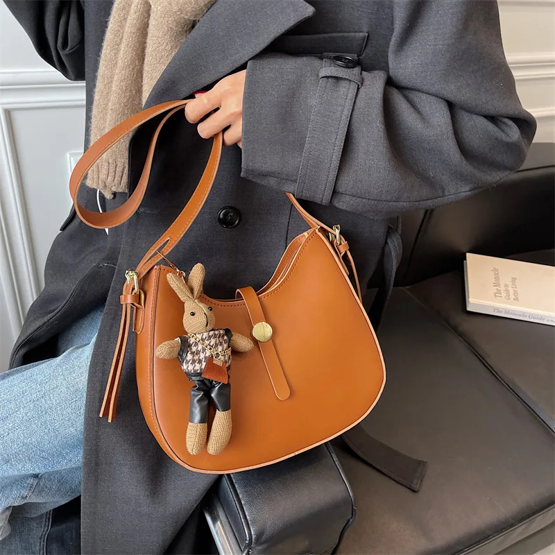 

2021 Popular New Designer Lady Handbags PU Leather Single Ladies Messenger Bag Fashion Women Korean Bag Handbag