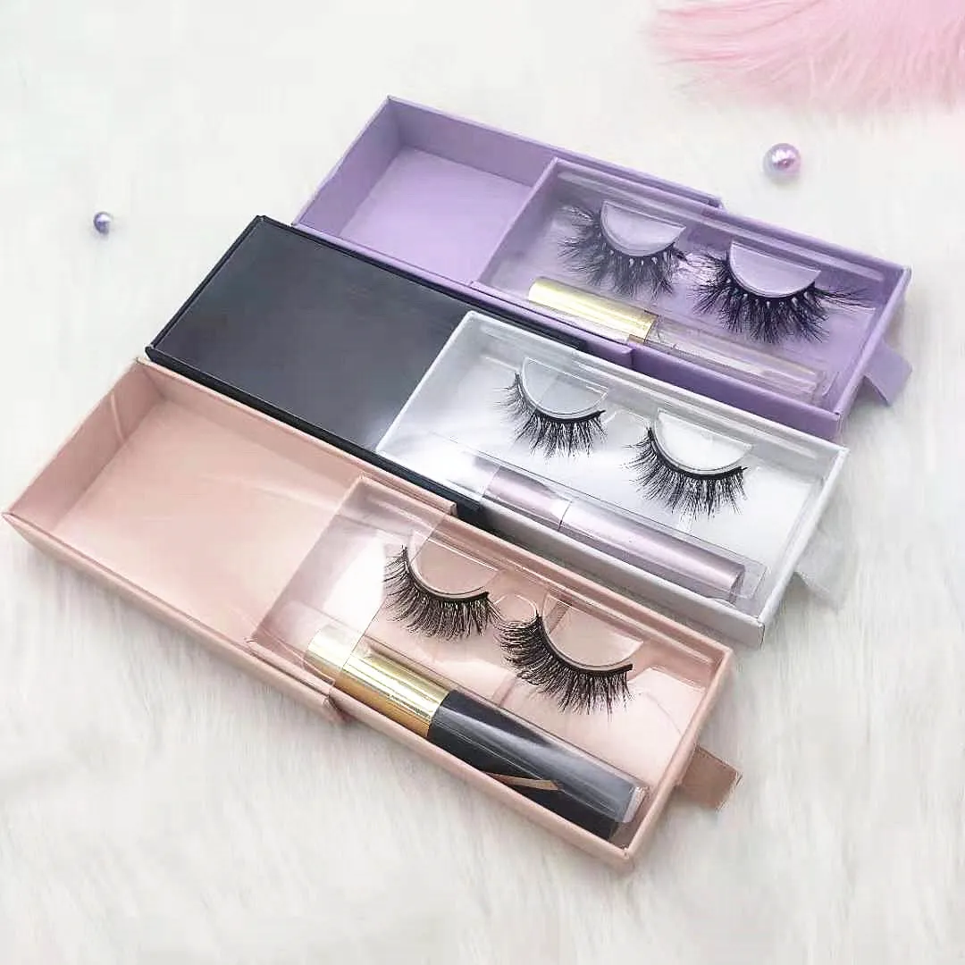 

2021 New magnetic lashes magnetic eyelashes private label Welcome to customize your own tags, Natural black