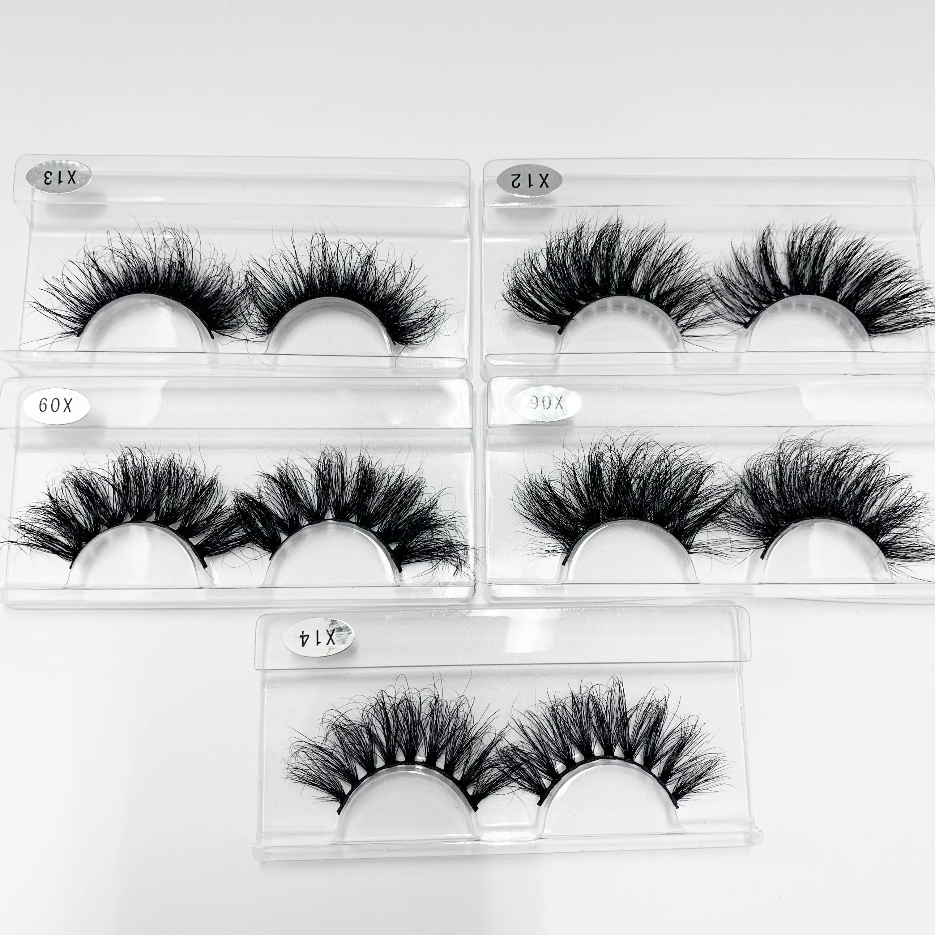 

2021 Free Shipping New 5 pairs 3D Mink Lashes Bulk Natural False Eyelashes Hand Made Makeup Mink Eyelashes Pack