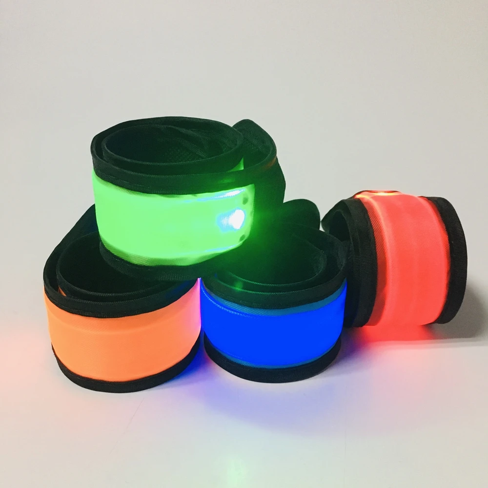 Led Slap Bracelet Lights Glow Band For Running Light Up Led Slap
