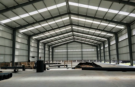 车间高加强屋顶轻型预制仓库钢结构图