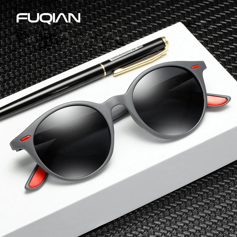 

FUQIAN classic brand gafas de sol round glass sunglass super hot eyewear lentes de sol para hombres promotion sunglasses
