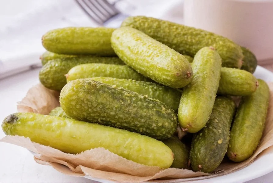 Fresh dill pickles in a jar