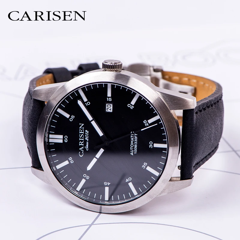 

Carisen 1pcs drop shipping oem watch automatic movement men mechanical wristwatch machanical watch, Customized colors