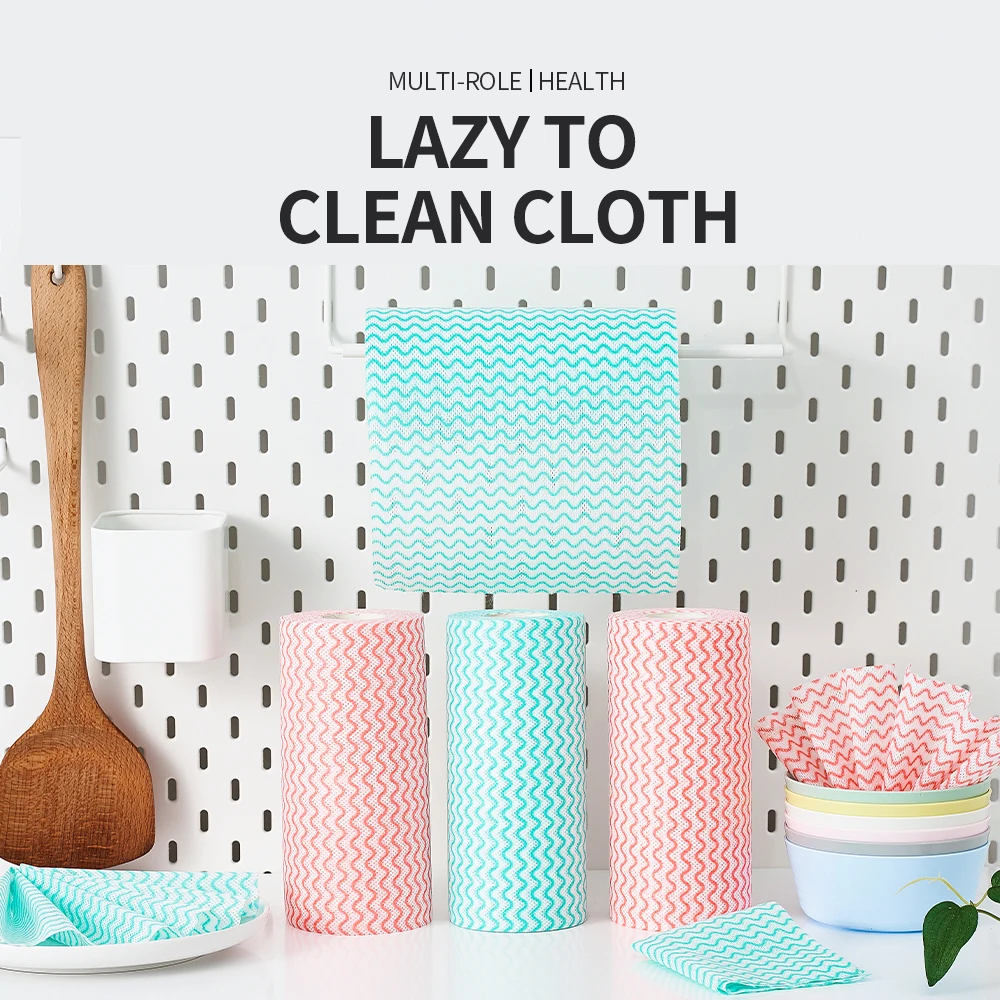 

multi-purpose lazy to clean cloth disposable cleaning dish cloth for kitchen paper towels wholesale, Colors