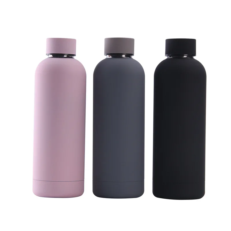 

High Quality BPA Free Small Mouth Double Wall Classic Vacuum Thermos Sports Stainless Steel Luxury Water Bottle, White