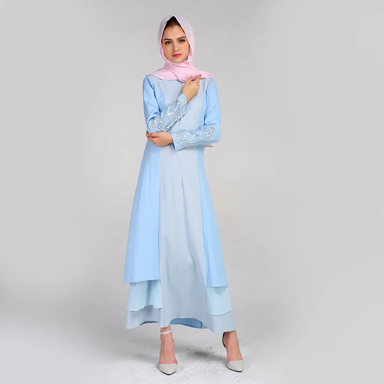 

Ramadan Kaftan Dubai Abaya Turkey Muslim Women Hijab Dress Islam Caftan Marocain Dresses Vestidos Eid Robe Femme Abayas, Coffee, blue